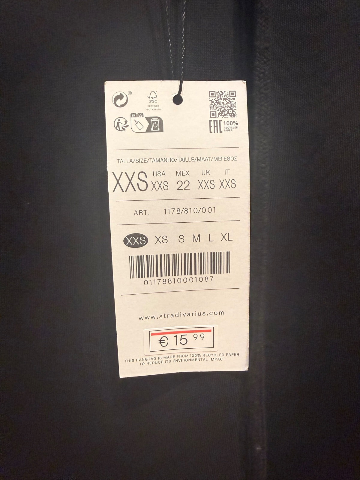 Spodnie jogger czarne Stradivarius