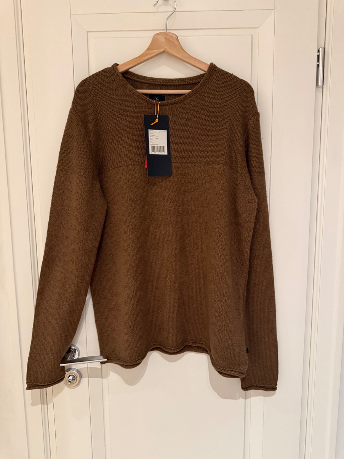 Sweter oversize Oliver Bernd Freier brązowy