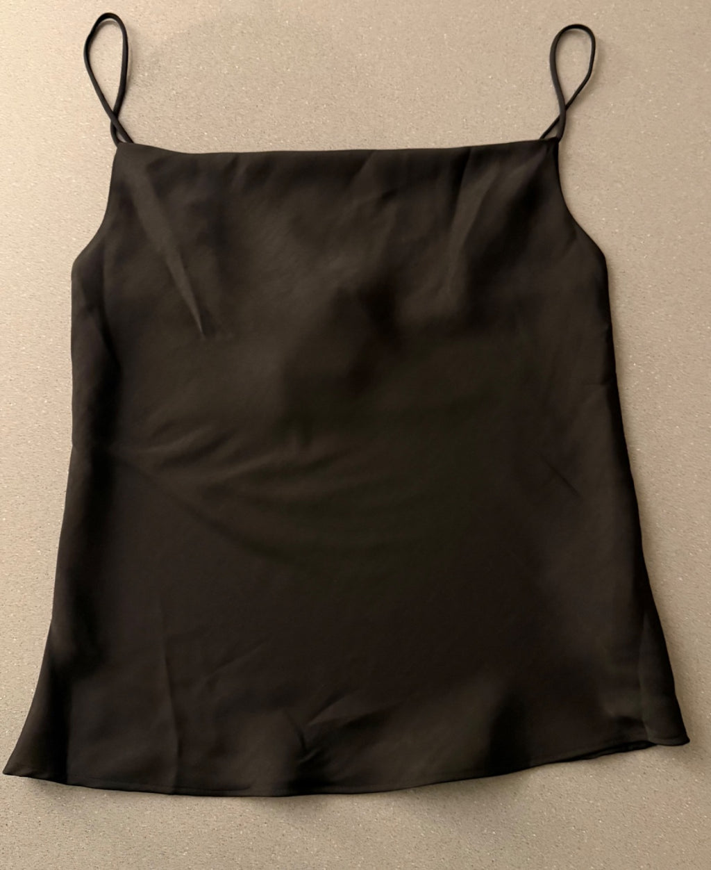 Top satynowy na ramiączkach Stradivarius XS