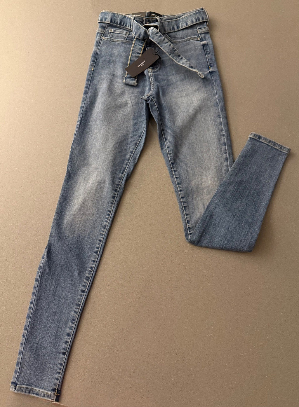 Jeansy skinny VERO MODA medium blue wash S
