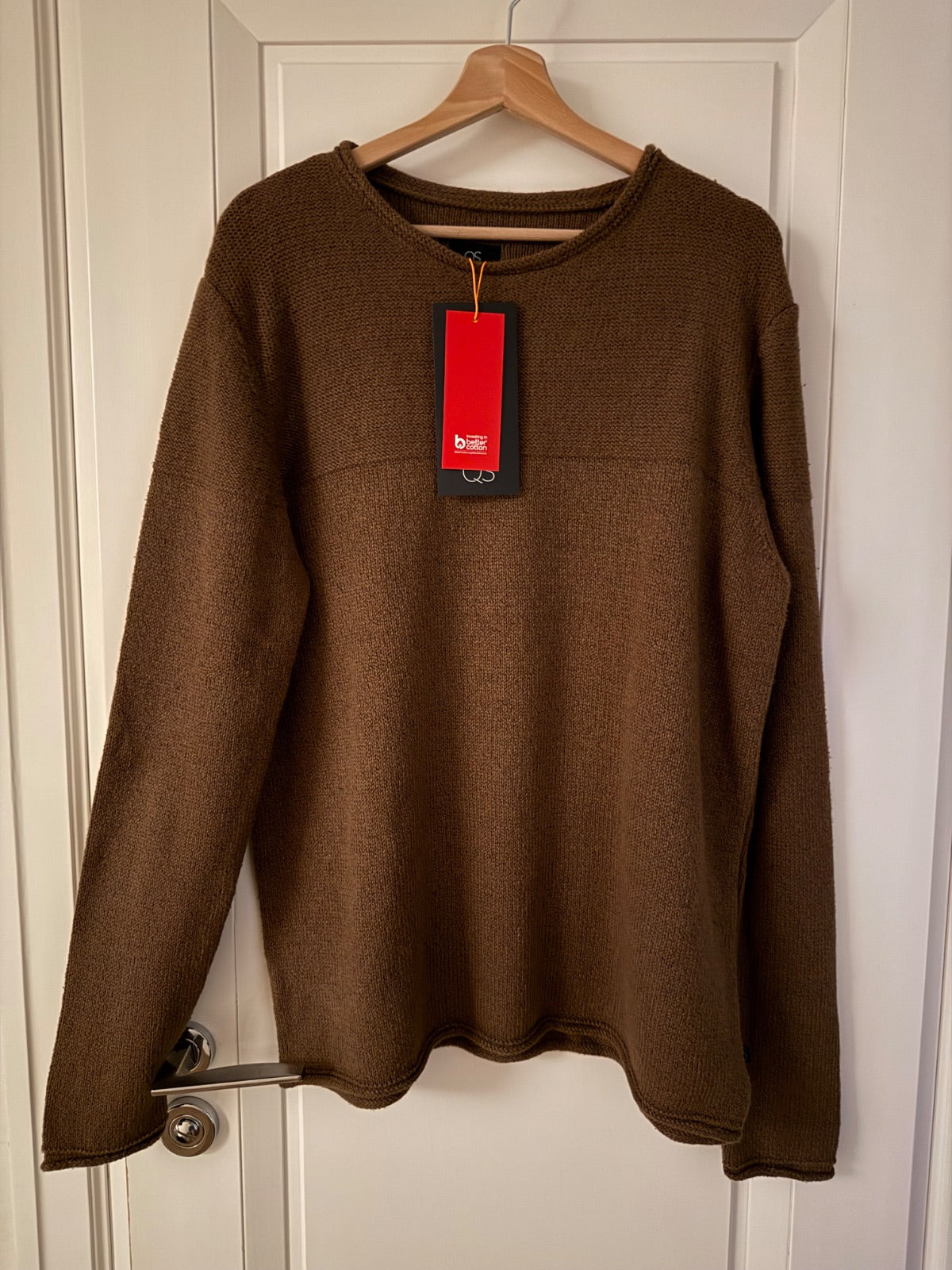 Sweter oversize Oliver Bernd Freier brązowy
