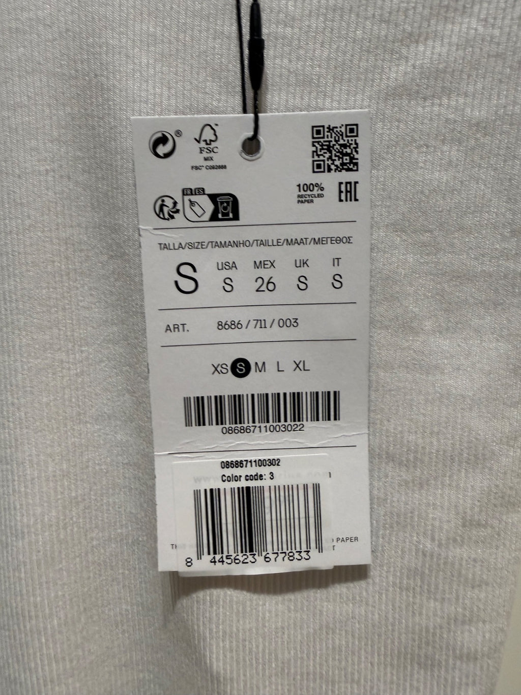 T-shirt prążkowany Stradivarius Casual Sport biały S