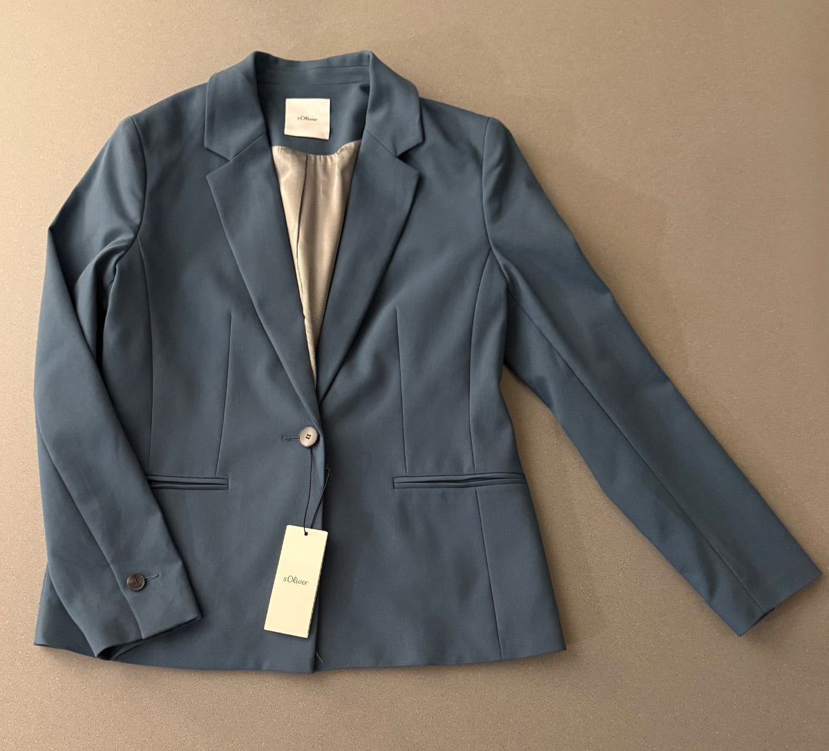 Żakiet blazer s.Oliver morski