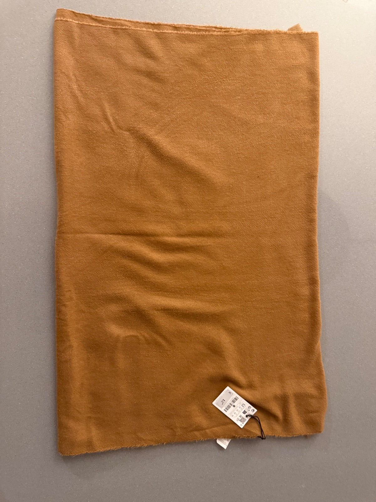 Szalik z frędzlami Stradivarius camel