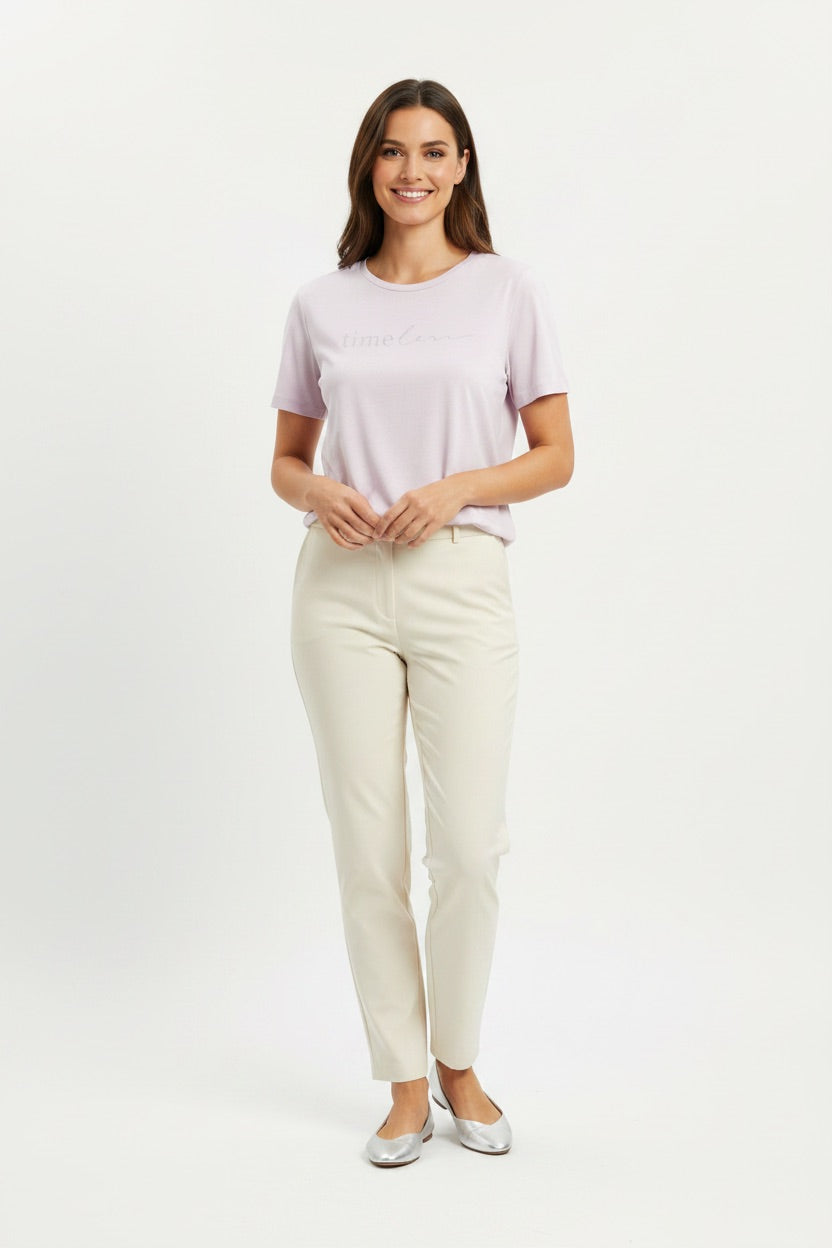 T-shirt z napisem timeless VILA