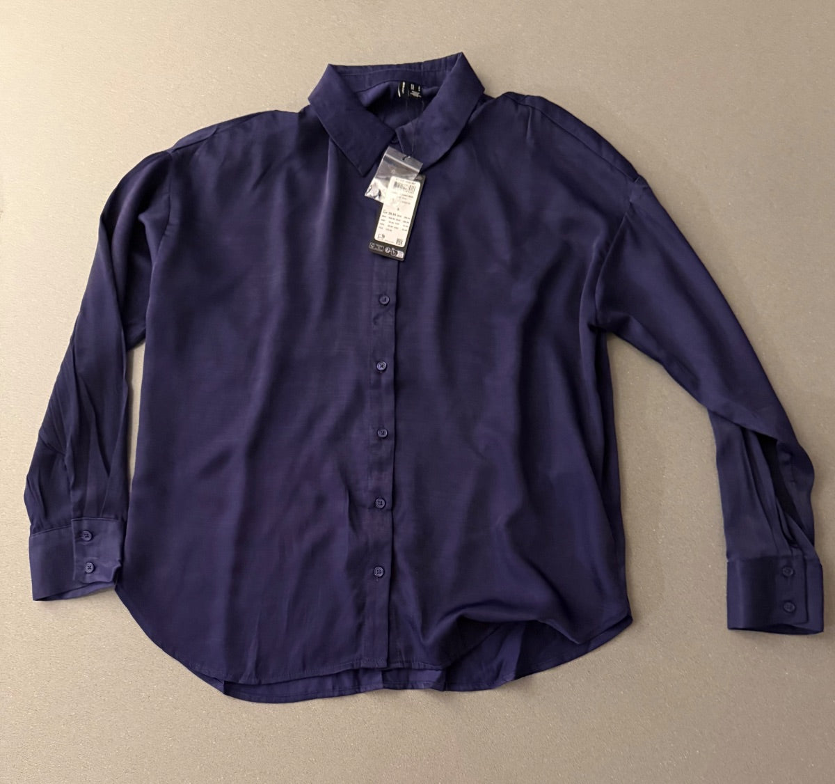 Koszula oversize VERO MODA kobaltowa