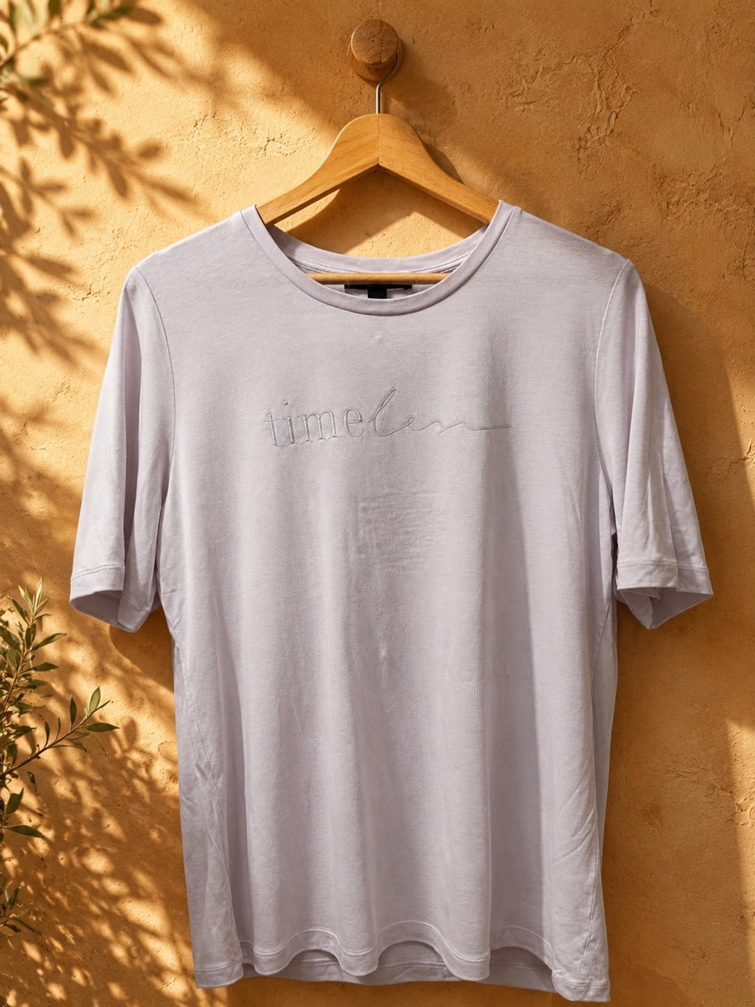 T-shirt z haftem timeless ESPRIT M